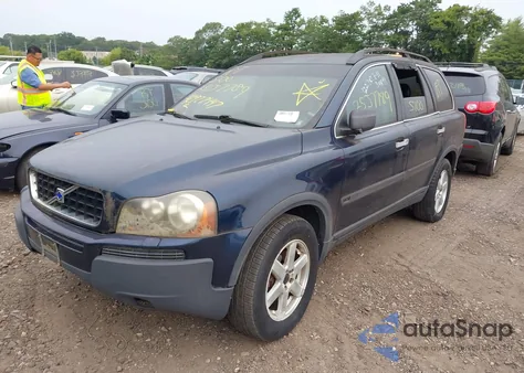 2004 Volvo Xc90 2.5T Awd z USA, uszkodzony, nr VIN YV1CZ59H941044775